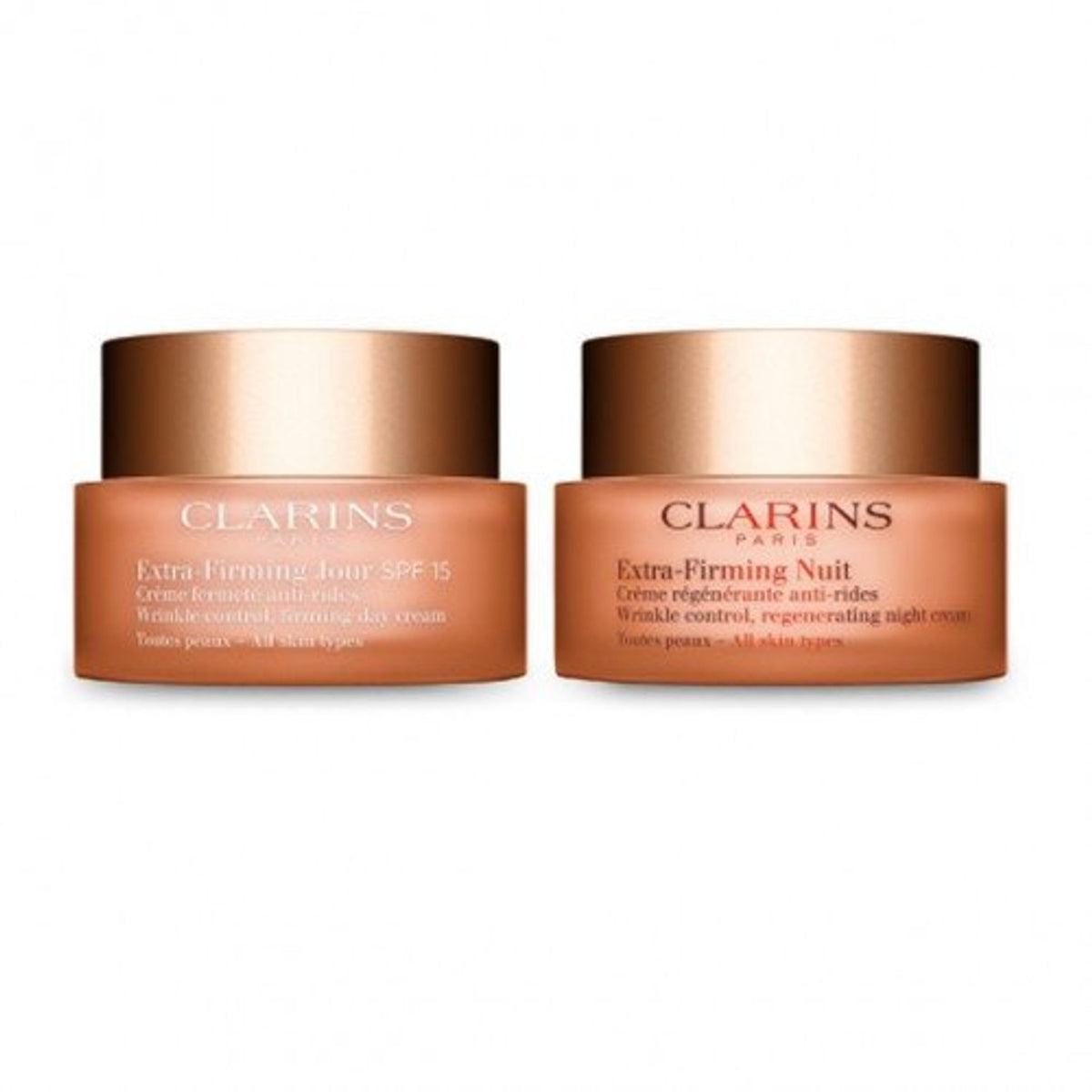 Clarins Extra-firming Day & Night Partners Gift Set 50 ml each