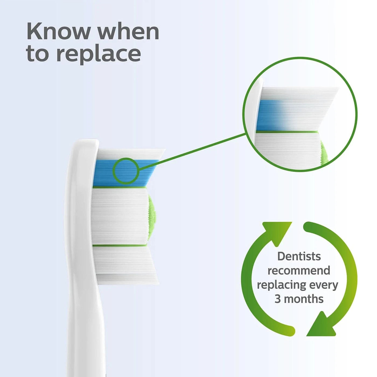 Philips Sonicare W2 Optimal White sonic toothbrush heads, 4 pack white colour