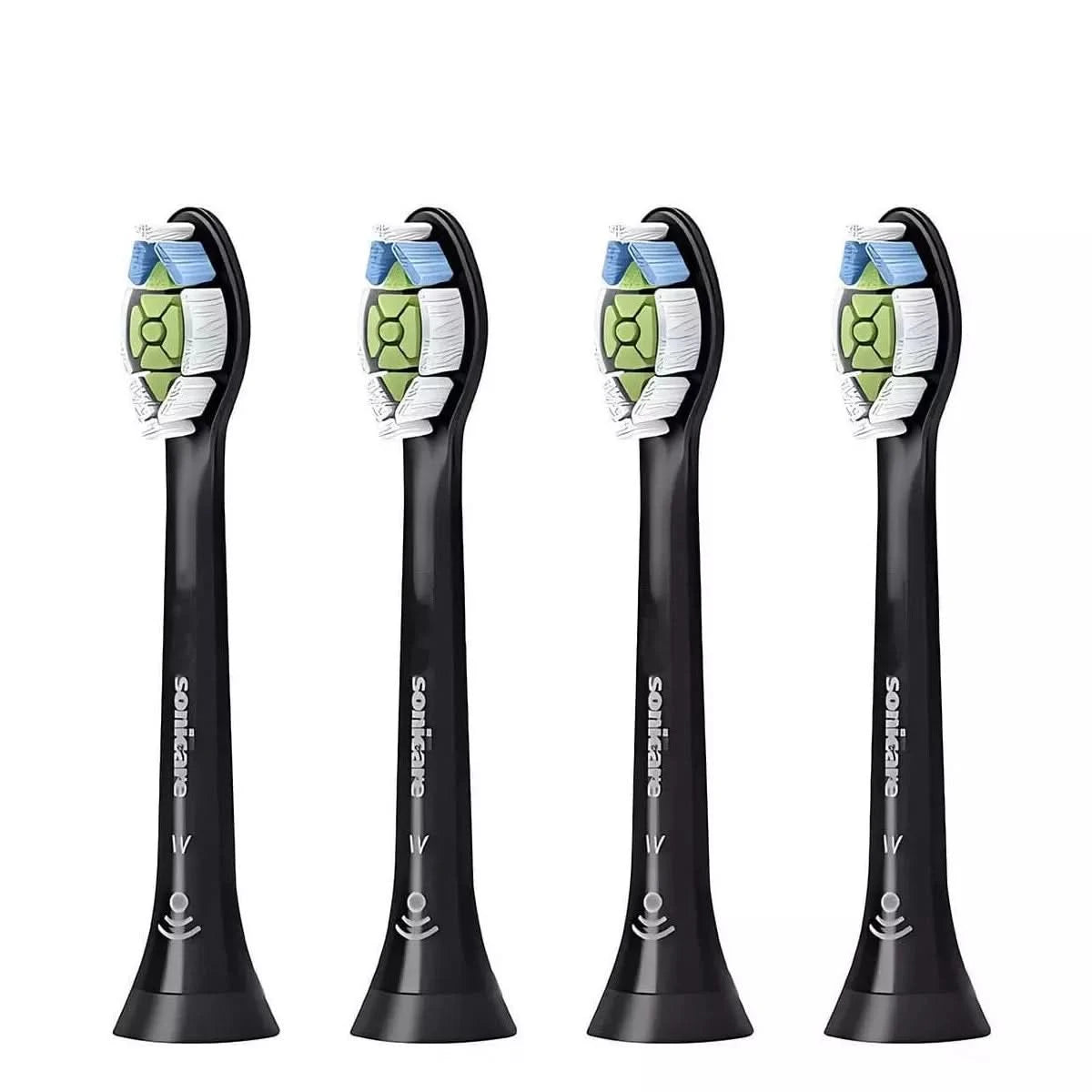 Philips Sonicare W Diamond Clean Optimal White Toothbrush Heads Black, 4 pack